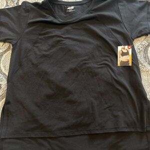 Avia Women's Black Short Sleeve oversized Tee athletic